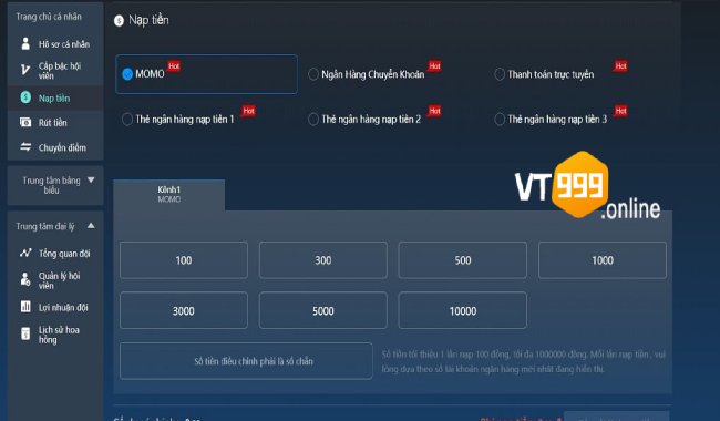 Tại sao phải nạp tiền vào tài khoản VT999?