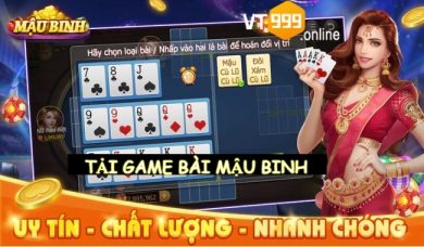 Tải game bài mậu binh bằng điện thoại và máy tính?